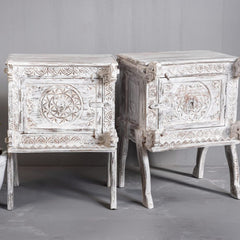 Hand carved Furniture Antique Solid Wood Damchiya Bedside Table Hand carved Furniture Antique Solid Wood Damchiya Bedside Table