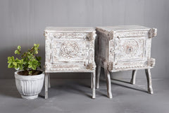 Hand carved Furniture Antique Solid Wood Damchiya Bedside Table Hand carved Furniture Antique Solid Wood Damchiya Bedside Table