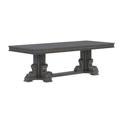 San Marino Solid Mahogany Wood Double Pedestal Dining Table San Marino Solid Mahogany Wood Double Pedestal Dining Table