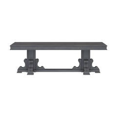 San Marino Solid Mahogany Wood Double Pedestal Dining Table San Marino Solid Mahogany Wood Double Pedestal Dining Table