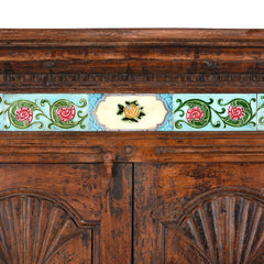 Antique Indian Hand Carved Solid Wood Almirah Cabinet Wardrobe 02 Antique Indian Hand Carved Solid Wood Almirah Cabinet Wardrobe 02