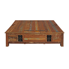 Nirvana Reclaimed Solid Wood Coffee Table With Storage B12 Nirvana Reclaimed Solid Wood Coffee Table With Storage B12