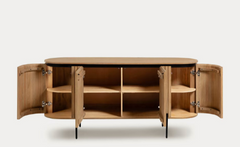 The Attic Camlot Solid Wood Sideboard Natural The Attic Camlot Solid Wood Sideboard Natural