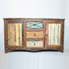 RUSTICA Reclaimed boat wood 160cm Sideboard RUSTICA Reclaimed boat wood 160cm Sideboard