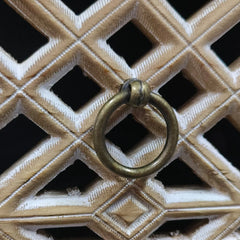 Indian Hand Carved  3-Drawer Solid Wood Bedside Table 13 Indian Hand Carved  3-Drawer Solid Wood Bedside Table 13