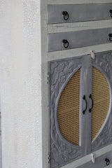 Indian Hand Carved Solid Wood Cabinet D57 Indian Hand Carved Solid Wood Cabinet D57