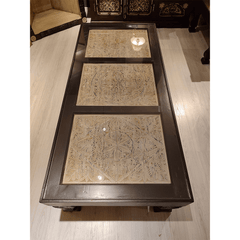 Indian Hand Carved Solid Wood Coffee Table C13 Indian Hand Carved Solid Wood Coffee Table C13
