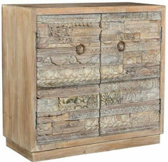 Antique Old Door Solidwood Sideboard Vintage Style Antique Old Door Solidwood Sideboard Vintage Style