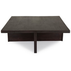 The Attic Livingston Solid Wood Coffee Tables Set Walnut The Attic Livingston Solid Wood Coffee Tables Set Walnut