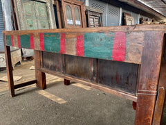 Indian Hand Carved Solid Wood Console Hall Table Indian Hand Carved Solid Wood Console Hall Table