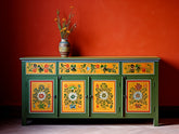 Avani Indian Hand Painted Solid Wood Sideboard C19