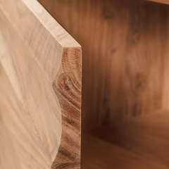 The Attic Carlat Solid Wood Sideboard Natural The Attic Carlat Solid Wood Sideboard Natural