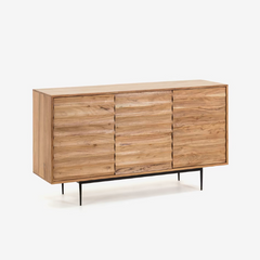 The Attic Carlat Solid Wood Sideboard Natural The Attic Carlat Solid Wood Sideboard Natural