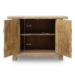 Indian Hand Carved 2 Door Solid Wood Cabinet Natural Indian Hand Carved 2 Door Solid Wood Cabinet Natural