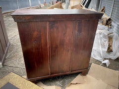 Indian Handmade Carved Wooden Glass Door Sideboard With Tribal Carving Indian Handmade Carved Wooden Glass Door Sideboard With Tribal Carving