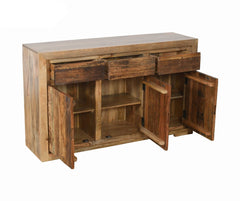 Handmade Indian Furniture Mango Wood Sideboard Handmade Indian Furniture Mango Wood Sideboard