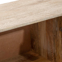 Indian Handmade Solid Wood 3 Door Carved Sideboard Indian Handmade Solid Wood 3 Door Carved Sideboard