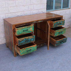 Recycled Reclaimed wood Sideboard 150cm Rustic Recycled Reclaimed wood Sideboard 150cm Rustic