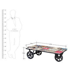 The Attic Jack Metal Centre Table Black The Attic Jack Metal Centre Table Black