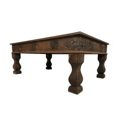 Antique Indian Old Door Solid Wood Coffee Table C16 Antique Indian Old Door Solid Wood Coffee Table C16
