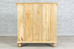 Indian Hand Carved Brass Work Solid Wood Cabinet Natural 04 Indian Hand Carved Brass Work Solid Wood Cabinet Natural 04