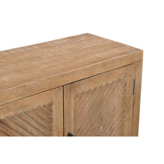 Indian Hand Carved 4 Door Solid Wood Sideboard Indian Hand Carved 4 Door Solid Wood Sideboard