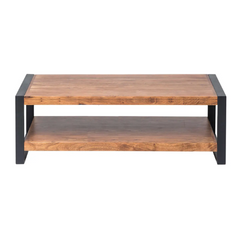 The Attic Kaley Solid Wood Coffee Table Large Honey The Attic Kaley Solid Wood Coffee Table Large Honey