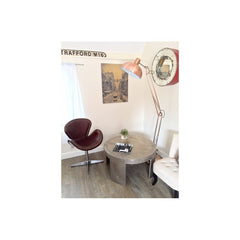 Aviator Aluminium Aviation rivet detail unusual Aviator Coffee Table 90cm Aviator Aluminium Aviation rivet detail unusual Aviator Coffee Table 90cm