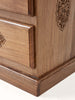 Indian Hand Carved Solid Wood Bedside Table 80 Indian Hand Carved Solid Wood Bedside Table 80