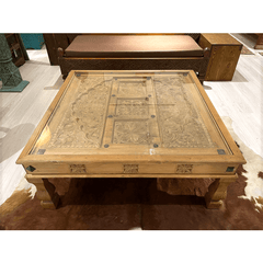 Indian Hand Carved Solid Wood Coffee Table C18 Indian Hand Carved Solid Wood Coffee Table C18