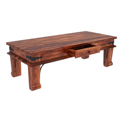 Avalon Rustic Solid Wood Coffee Table With Drawer Avalon Rustic Solid Wood Coffee Table With Drawer