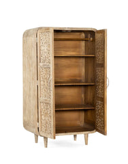 Indian Hand Carved Solid Wooden Cupboard Wardrobe D70 Indian Hand Carved Solid Wooden Cupboard Wardrobe D70