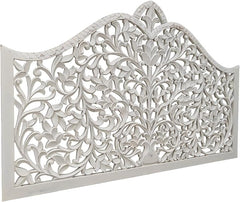 Hand Carved King Size Bed Headboard Bed Head White Hand Carved King Size Bed Headboard Bed Head White