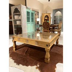 Indian Hand Carved Solid Wood Coffee Table C18 Indian Hand Carved Solid Wood Coffee Table C18