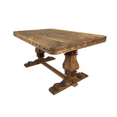 Indian Hand Carved Solid Wood Dining Table 11 Indian Hand Carved Solid Wood Dining Table 11