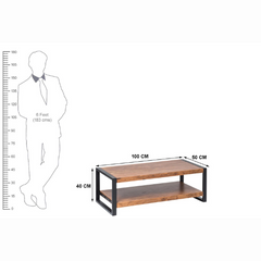 The Attic Kaley Solid Wood Coffee Table Natural The Attic Kaley Solid Wood Coffee Table Natural