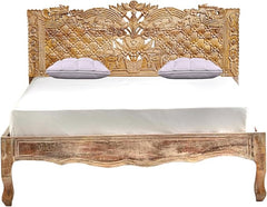 Hand Carved King Size Bed Headboard Bed Head H1 Hand Carved King Size Bed Headboard Bed Head H1