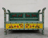 Avani Indian Hand Painted Solid Wood Daybed D8