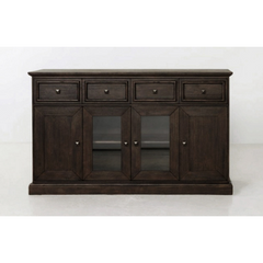 The Attic Francisco Solid Wood Sideboard Walnut The Attic Francisco Solid Wood Sideboard Walnut