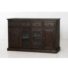 The Attic Francisco Solid Wood Sideboard Walnut The Attic Francisco Solid Wood Sideboard Walnut