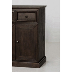 The Attic Francisco Solid Wood Sideboard Walnut The Attic Francisco Solid Wood Sideboard Walnut