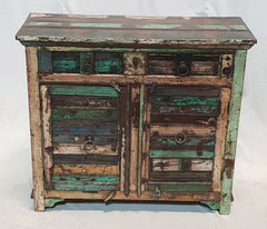 Reclaimed wood boat timber small Sideboard Buffet Cabinet 90x40x100cm Reclaimed wood boat timber small Sideboard Buffet Cabinet 90x40x100cm