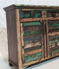 Reclaimed wood boat timber small Sideboard Buffet Cabinet 90x40x100cm Reclaimed wood boat timber small Sideboard Buffet Cabinet 90x40x100cm