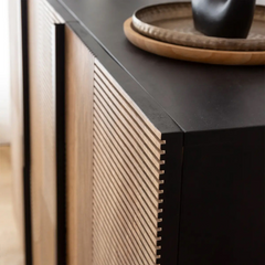 The Attic Georgia Solid Wood Sideboard Natural The Attic Georgia Solid Wood Sideboard Natural