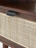 Rattan Elegance Series Mango Wood & Cane Bedside Table 77 Rattan Elegance Series Mango Wood & Cane Bedside Table 77