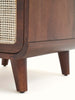 Rattan Elegance Series Mango Wood & Cane Bedside Table 77 Rattan Elegance Series Mango Wood & Cane Bedside Table 77