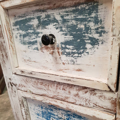 Rustica Reclaimed wood boat timber sideboard Buffet White 200x50x90cm Rustica Reclaimed wood boat timber sideboard Buffet White 200x50x90cm