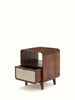 Rattan Elegance Series Mango Wood & Cane Bedside Table 77 Rattan Elegance Series Mango Wood & Cane Bedside Table 77