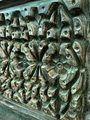 Antique Vintage Indian Hand Carved Solid Wood Console Hall Table Antique Vintage Indian Hand Carved Solid Wood Console Hall Table