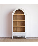 Urban Loft Handmade Solid Mango Wood Carved Bookshelf